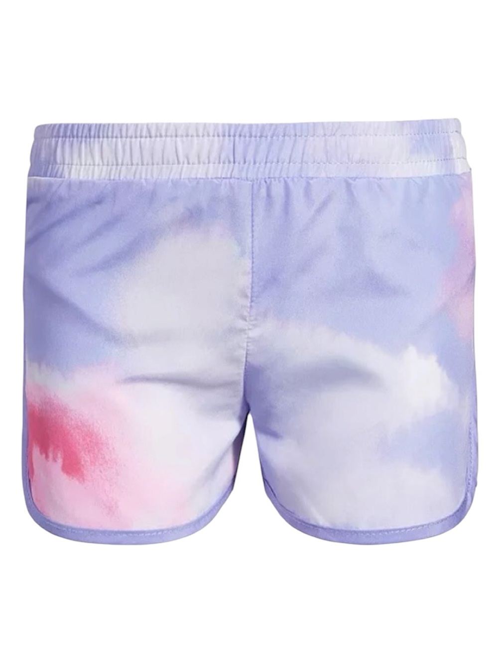 Ideology Girls Tie Dye Running Shorts Purple Pink Athletic Activewear Size Large